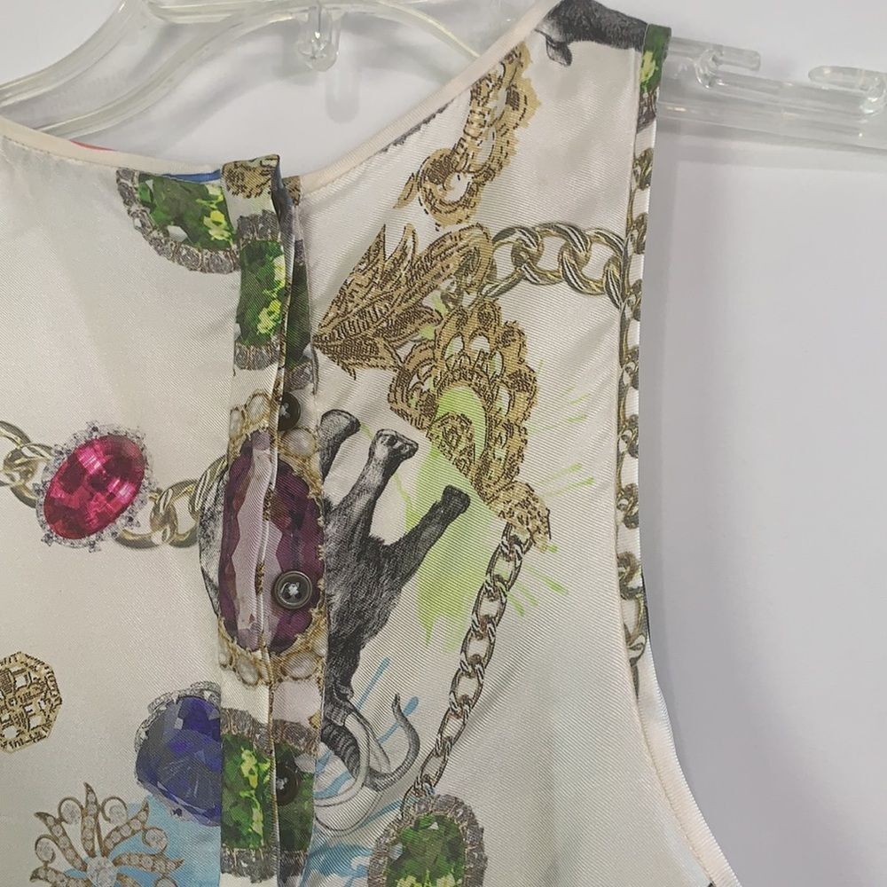 Tibi Multi Print With Leopard Tank Top - image 6